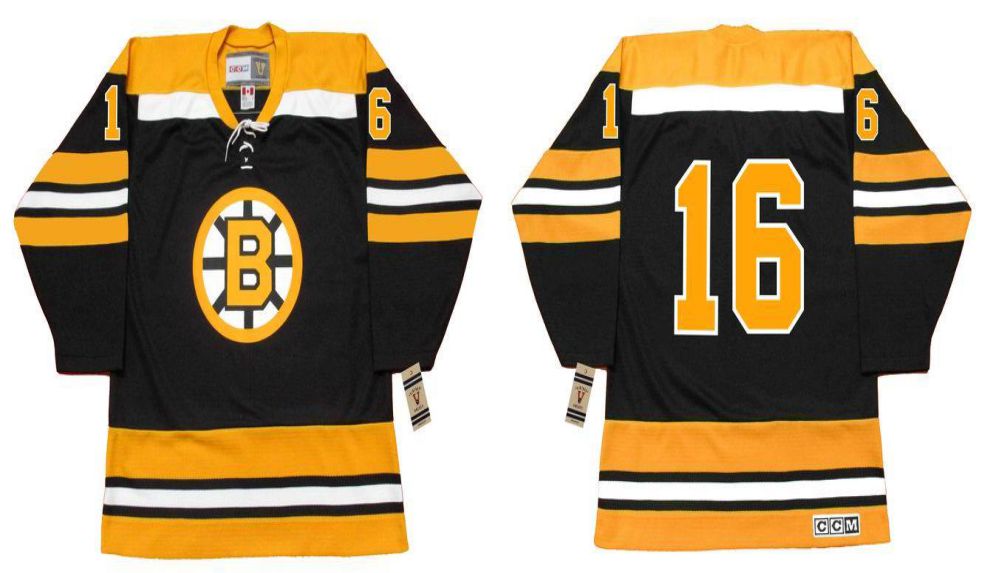 2019 Men Boston Bruins #16 Sanderson Black CCM NHL jerseys1->boston bruins->NHL Jersey